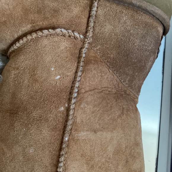 Ugg women's beige bailey button boots - Picture 6 of 8